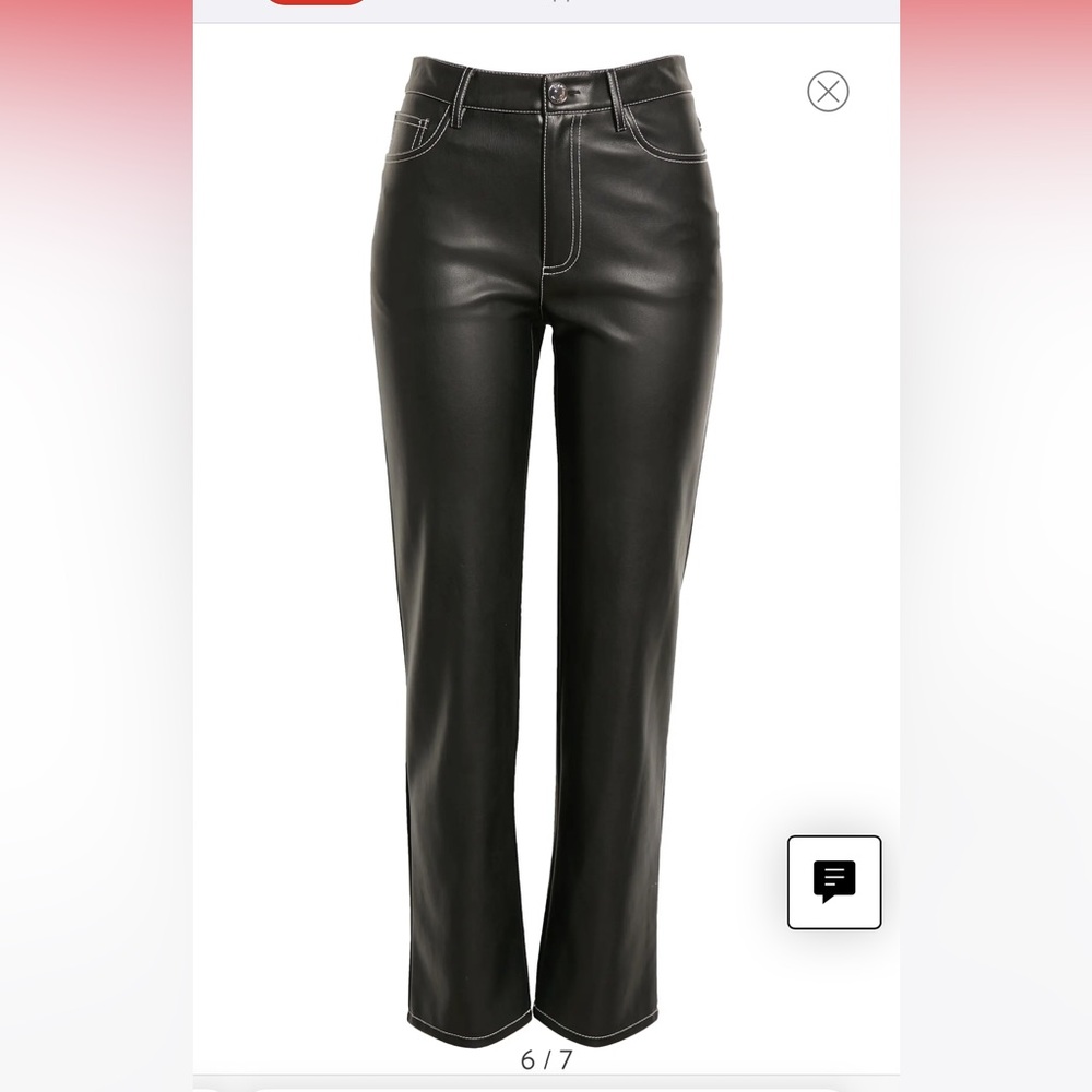 STAUD Eli faux leather pants
